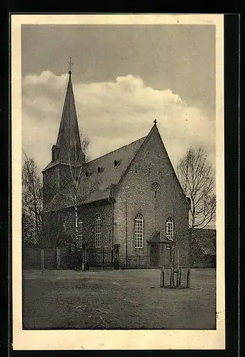 AK Sulzbach a. Taunus, Blick zur Ev. Kirche