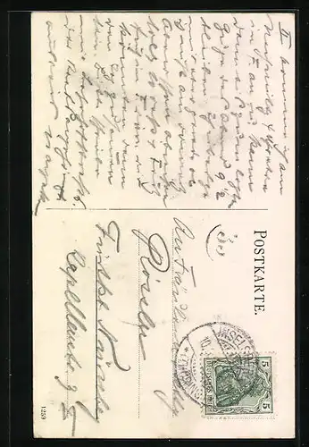 AK Inselsberg, Totalansicht und Hotel Gotha