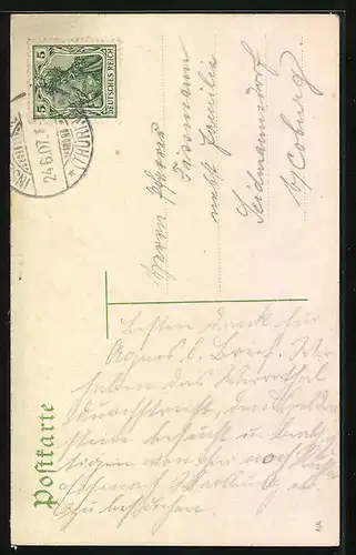 AK Inselsberg, Totalansicht und Hotel Gotha