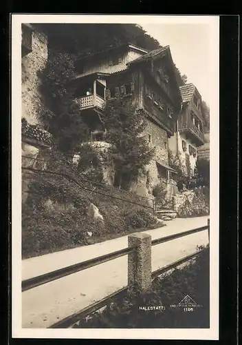 AK Hallstatt, Häuser am Hang