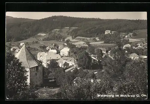 AK Waxenberg, Ortsansicht von der Ruine aus