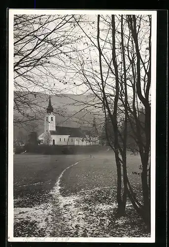 AK St. Jakob a. T., Blick zur Kirche