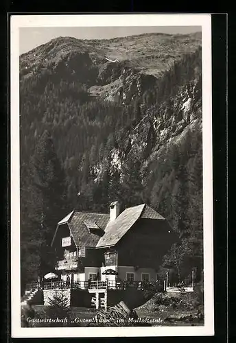 AK Mallnitz, Gasthaus Gutenbrunn im Mallnitztale