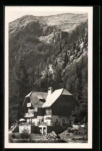 AK Mallnitz, Gasthof Gutenbrunn im Mallnitztal