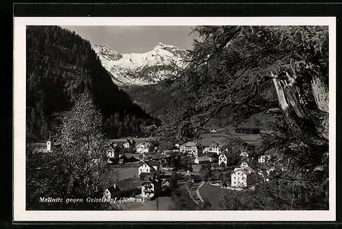 AK Mallnitz, Teilansicht gegen Geiselkopf