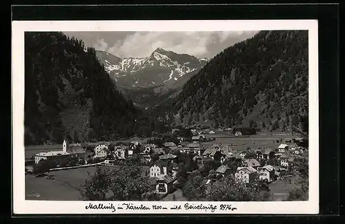 AK Mallnitz, Teilansicht mit Geiselspitze