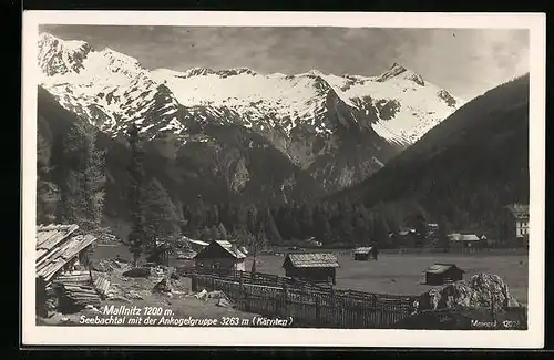 AK Mallnitz, Seebachtal mit der Ankkogelgruppe