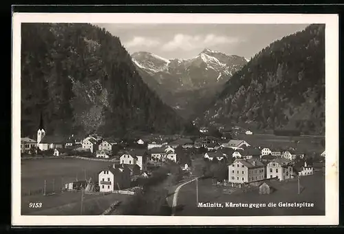 AK Mallnitz, Teilansicht gegen die Geiselspitze