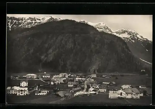 AK Mallnitz, Teilansicht mit Bergen