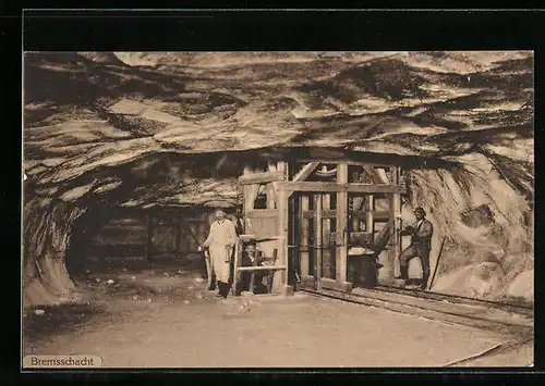 AK Arbeiter im Bergbau am Bremsschacht