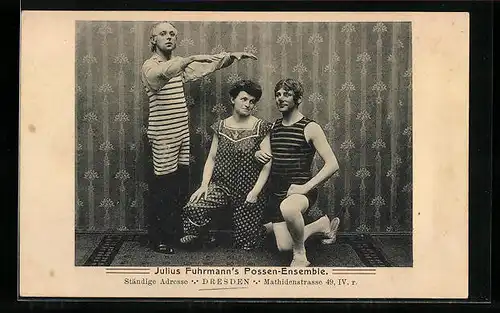 AK Dresden, Julius Fuhrmann`s Possen-Ensemble, Komiker