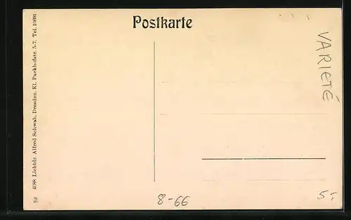 AK Dresden, Julius Fuhrmann`s Possen-Ensemble, Komiker