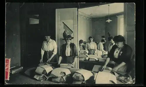 AK Genève, Oeuvre du Pain quotidien, Mme J. Medwed, 12, boul. du Theatre