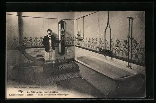 AK Neris-les-Bains, Salle de douches enteroclyse