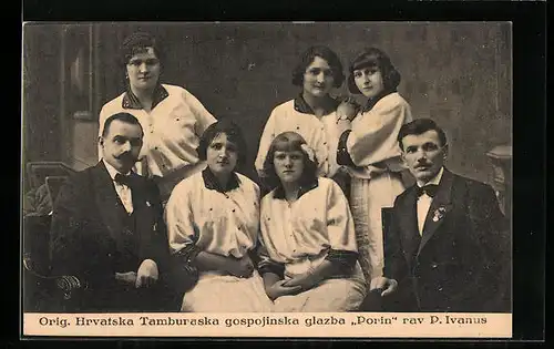AK Orig. Hrvatska Tamburaska gospojinska glazba Porin rav P. Ivanus