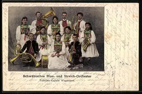 AK Trachtenkapelle Schwäbisches Blas- und Streich-Orchester / Familie Wagemann