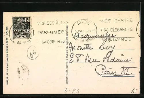 AK Cote-D`Azur, Cueillette des Tubéreuses