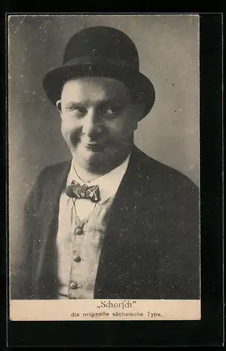 AK Schorsch, die originelle sächsiche Type, Komiker
