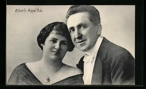 AK Variete-Künstler des Alberti-Appe Duos