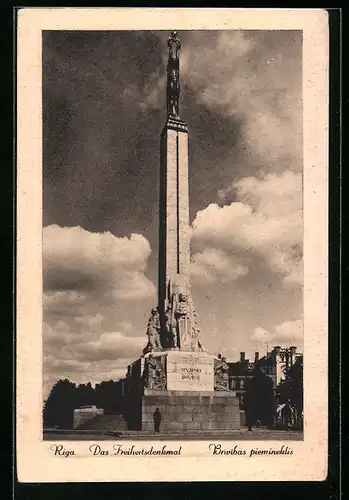 AK Riga, Am Freiheitsdenkmal, Brivibas piemineklis