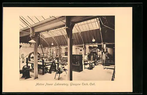 AK Glasgow, Motive Power Laboratory, Tech. Coll.