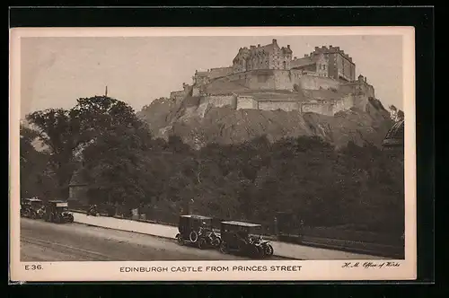 AK Edinburgh, Castle from Princess Street