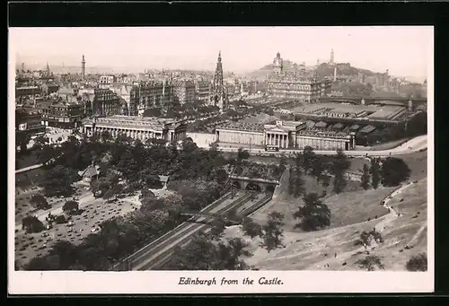 AK Edinburgh, Panorama from the Castle