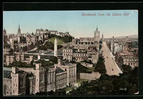 AK Edinburgh, Panorama from the Calton Hill