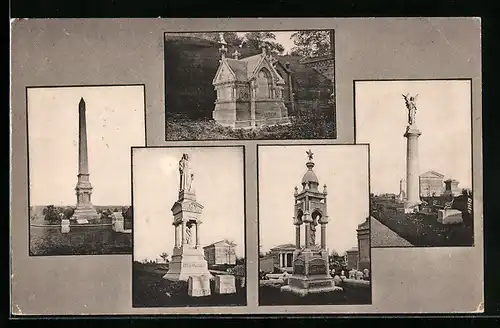 AK Glasgow, International Granite Co., 50, Wellington Street, Denkmäler