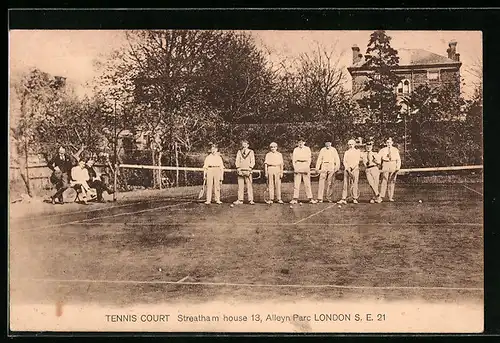 AK London, Tennis Court, Streatham House 13, Alleyn Parc