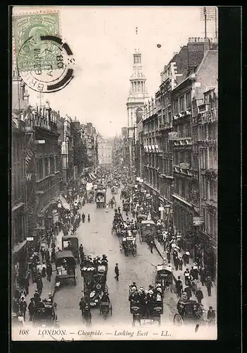 AK London, Cheapside, Looking East