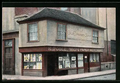 AK London, The Old Curiosity Shop H. Poole