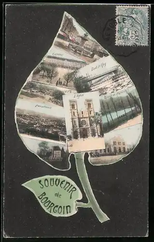 AK Bourgoin, L`Eglise, Pont de Puy