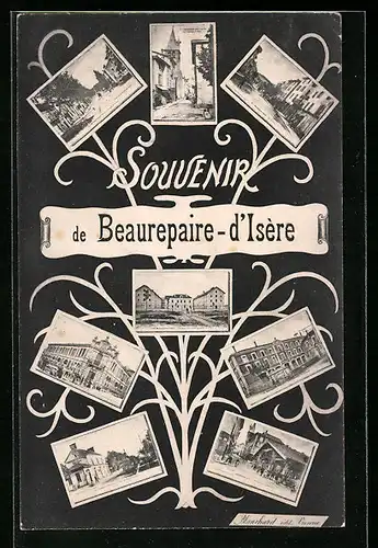 AK Beaurepaire-d`Isère, Avenue de la Gare
