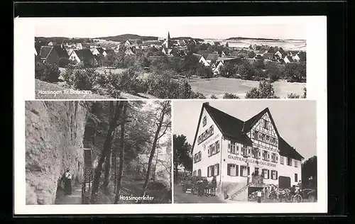 AK Hossingen /Kr. Balingen, Hossingerleiter, Gasthaus zum Lamm