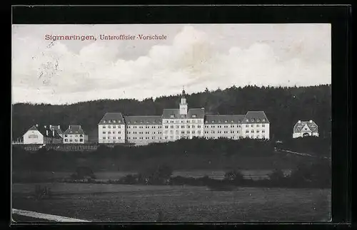 AK Sigmaringen, Blick auf die Unteroffizier-Vorschule