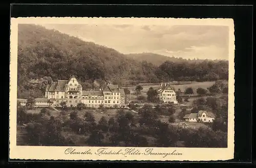 AK Oberweiler, Blick auf das Friedrich-Hilda-Genesungsheim