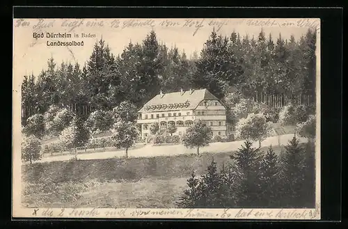 AK Bad Dürrheim in Baden, Blick auf das Landessolbad