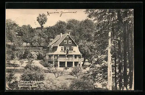 AK Vielbrunn I./D., Blick auf das Odenwaldheim