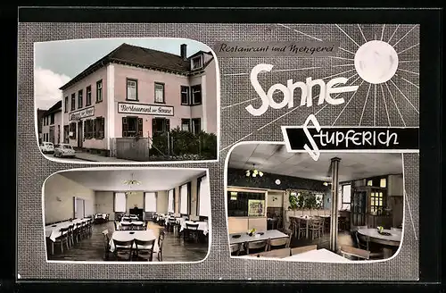 AK Stupferich /Kreis Karlsruhe, Restaurant und Pension Zur Sonne