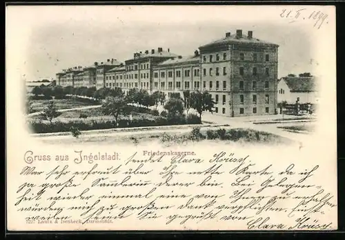 AK Ingolstadt, Blick auf die Friedenskaserne