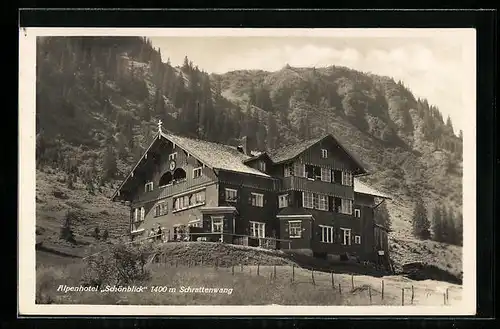 AK Schrattenwang, Alpenhotel Schönlick