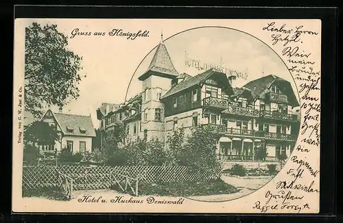 AK Königsfeld, Hotel u. Kurhaus Doniswald