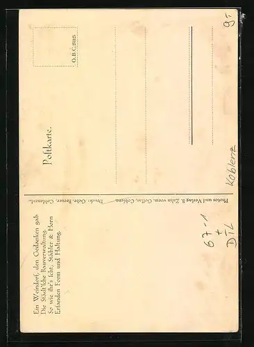AK Koblenz, Reichsausstellung Deutscher Wein, Rheingau, Nahe, Glan, Hessen