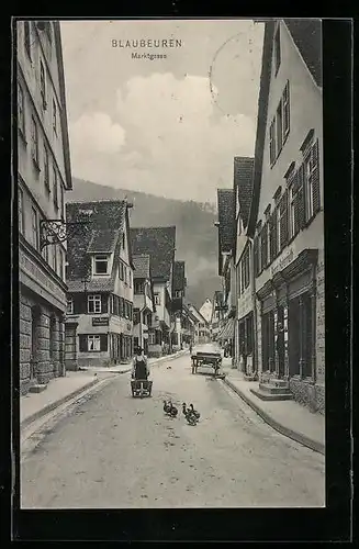 AK Blaubeuren, Blick in die Marktgasse