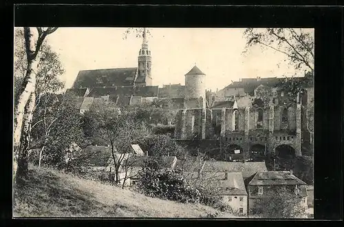 AK Bautzen, Blick auf die Nicolaikirche