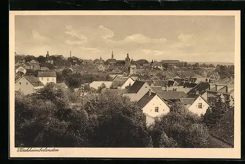 AK Kirchheimbolanden, Blick über die Dächer der Stadt