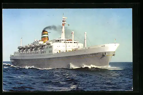 AK Passagierschiff S.S. Statendam, unterwegs auf der Holland-Amerika-Linie
