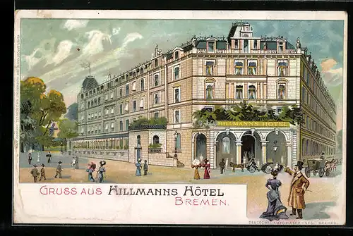 Lithographie Bremen, Hillmanns Hôtel
