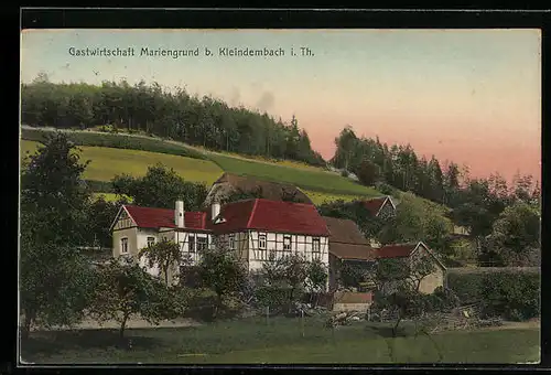 AK Kleindembach i. Th., Gasthaus Mariengrund